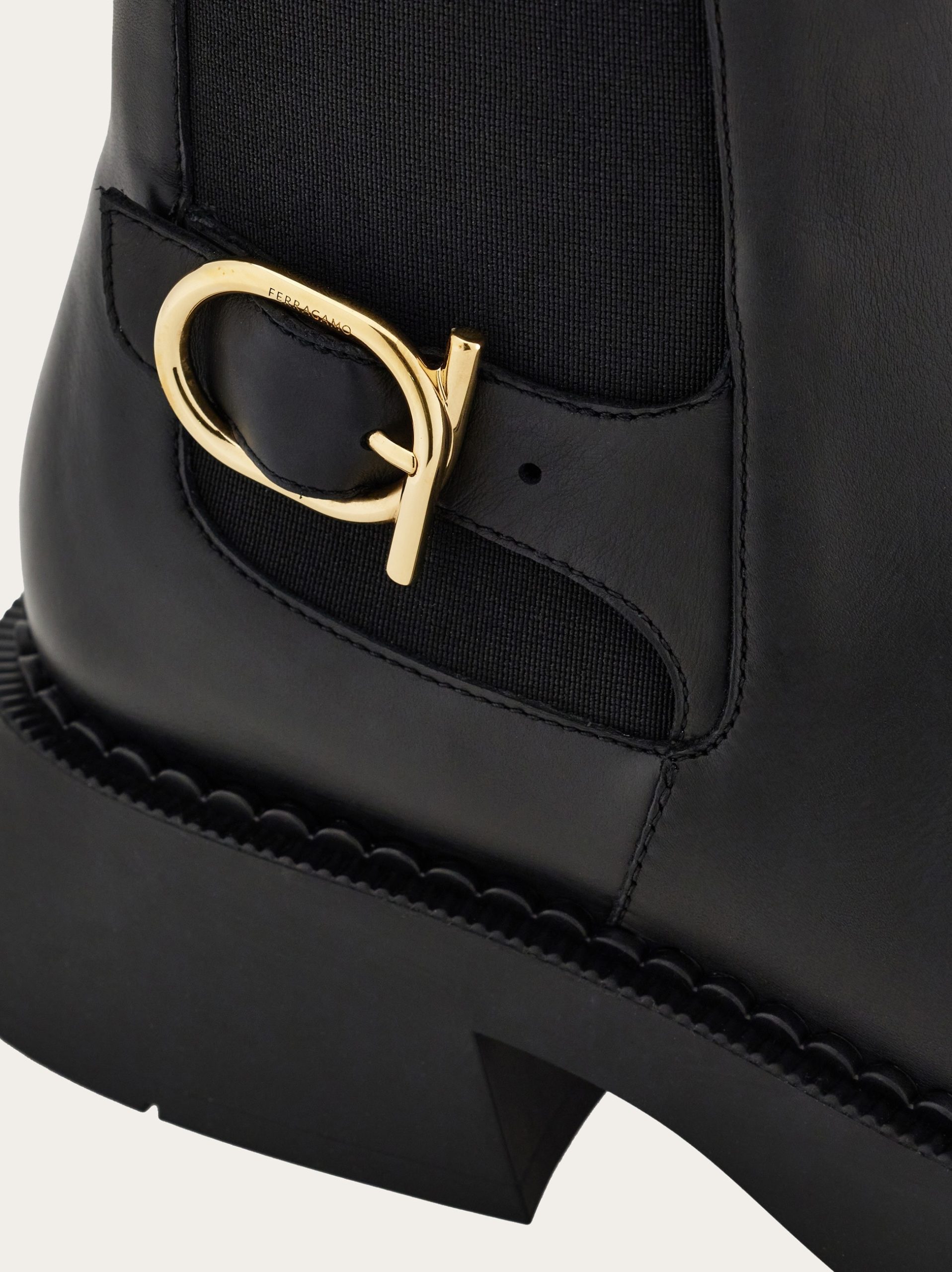 Ferragamo Gancini buckle Chelsea boot - Image 2